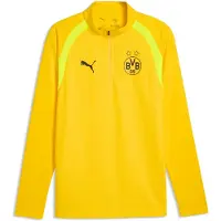 Puma Dortmund Träningströja 1/4 Blixtlås - Gul/Gul - , storlek Large