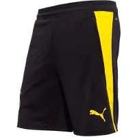 Puma Dortmund Träningsshorts - Svart/Gul, storlek Small