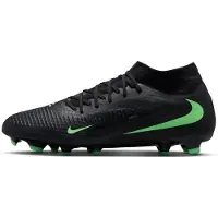 Nike Phantom 6 Academy High Cut Mg Shadow - Svart/illusion Green - Multi Ground (Mg), storlek 36