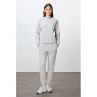 Tommy Life Överdimensionerad Sweatshirt och Byxset i Bomull-Polyster