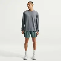 Nike Löpartröja Dri-FIT Miler UV L/S - Grå/Silver, storlek X-Large