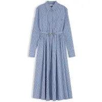 Tommy Hilfiger Belted Midi Shirt Dress