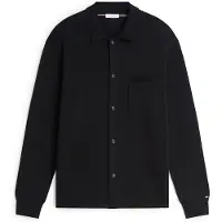 Tommy Hilfiger Relaxed Fit Flag Embroidery Knitted Overshirt