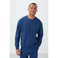 Tommy Life Mäns Fleece Sweatshirt och Byxor i Bomull-Polyester Set