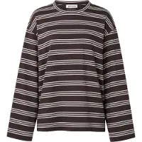 EDITED The Label T-shirt 'Verlee' brun / vit