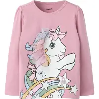 Name it T-shirt 'NMFJOLLA' mint / mauve / rosa / vit
