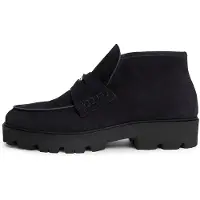 Tommy Hilfiger TH Monogram Suede Penny Loafer Boots