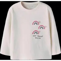 Name it T-shirt 'NMFLILITHE' ljusblå / mörkblå / pitaya / vit