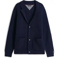 Tommy Hilfiger New York Label Wool Blend Cardigan