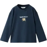 Mango KIDS T-shirt 'EASTOWN' mörkblå
