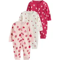 Next Pyjamas rosa / purpur / vit