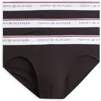 Tommy Hilfiger 3 Pack Global Stripe Logo Waistband Briefs