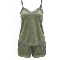 Hunkemoller Kort pyjamas oliv