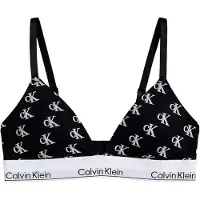 Calvin Klein Lightly Lined Triangle Bralette Icon Cotton Modal