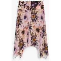 Desigual Kjol oliv / lilamelerad / pastellröd