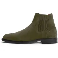 Tommy Hilfiger Suede Rubberised Flag Chelsea Boots