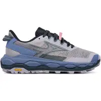 Mizuno - Trailskor - Wave Mujin 11 Ws Dapple Gray/Dark Slate/Vulcan för Unisex - Storlek 7 UK - Marinblå