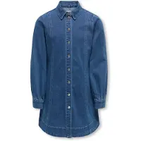 Kids Only Klänning - KogFenja - Medium+ Blue Denim - - 13 år (158) - Klänning