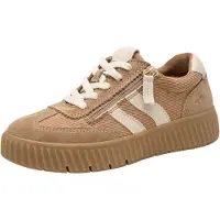 Tamaris Låg sneaker camel / vit