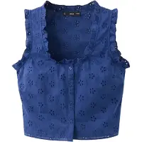 Mango Blus 'BROTUS' marinblå
