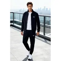 Tommy Life Herren Fleece Tröja och Byxor Set