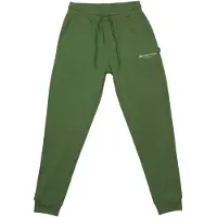 Aquascutum Herrmönstrade Slim Joggers (Militärgrön)