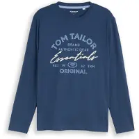 Tom Tailor T-shirt marinblå / ljusblå / vit