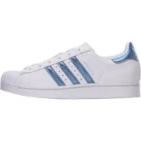 Adidas Originals Låg sneaker 'SUPERSTAR II' ljusblå / vit