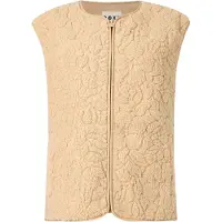 Roxy - Best Town Vest Pebble Outline Mo för Unisex - Storlek S - Beige
