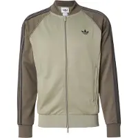 Adidas Originals Sweatjacka 'SUPERSTAR' grön / khaki / svart