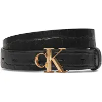 Calvin Klein Leather Croc Effect Belt