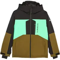 Quiksilver - Skidjackor barn - Dawson Youth Jacket Grape Leaf för Unisex - Barnstorlek 14 år gammal - Khaki