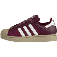 Adidas Originals Sneaker 'SUPERSTAR II J' bordeaux / vit