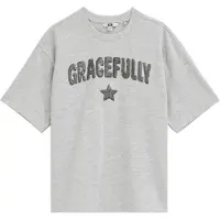 We fashion T-shirt ljusgrå