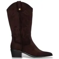 Xti för kvinnor. 14430804-MARRON Stövlar 144308 brun (39), 3 till 5 cm, Zip, Casual