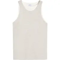 Bershka T-shirt grå / vit