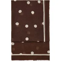 Mango Halsduk brun / off-white