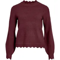 Vila Nikolina O-neck Knit Tröja