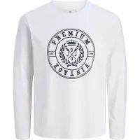 Jack & jones Junior T-shirt 'JPRBLUZANDER' svart / vit