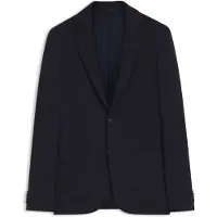 BOSS Slim-fit blazer in micro-patterned stretch jersey