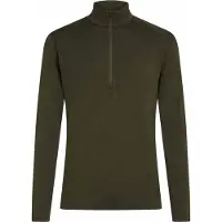 Icebreaker - Underställ - M Merino 260 Oasis LS Half Zip Dk Loden för UnisexUll - Storlek M - Grön