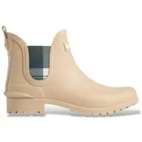 Barbour för kvinnor. LRF0066 Wilton Chelsea Welly-boots beige (37), Karta, Ingen, Casual, Utomhus