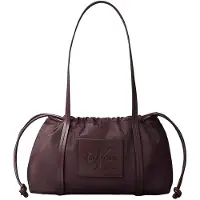 Calvin Klein Embossed Monologo Satchel Bag