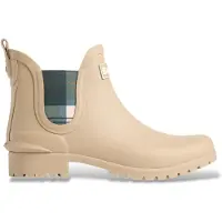 Barbour för kvinnor. LRF0066 Wilton Chelsea Welly-boots beige (39), Karta, Ingen, Casual, Utomhus