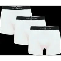 Ralph Lauren för män. 714965507013 Set med 3 klassiska boxershorts i vit bomullsblandning (M), Hemkläder