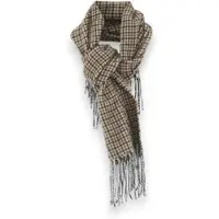 Bellerose för kvinnor. BW262835 F2645F Halsduk Milan rutig beige (OSFA), Casual, Ull