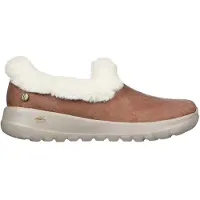 SKECHERS Go Walk Joy-sneakers i imitationsmocka för damer (Kastanj)