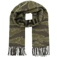 All Saints AllSaints Nova Camo-halsduk med logotyp (Olive)
