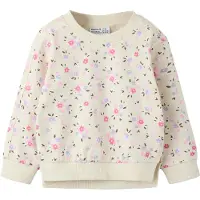 Name It Mini Sweatshirt 'NMFNisala' choklad / greige / syrén / ljusrosa