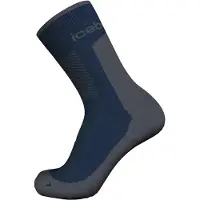 Icebreaker - Vandringskläder - M Merino Hike+ Medium Crew Midnight Navy Obsidian för UnisexUll - Storlek 44,5-46,5 - Marinblå